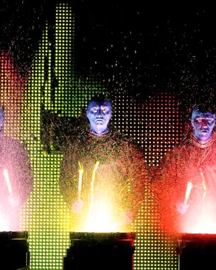 Blue Man Group theatre performance