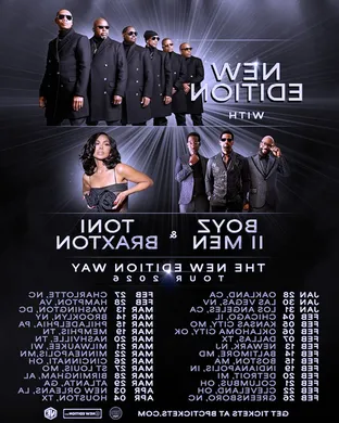 Live concert by New Edition, Boyz II Men & Toni Braxton