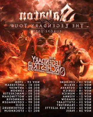 Sabaton, Pop Evil & Wings of Steel